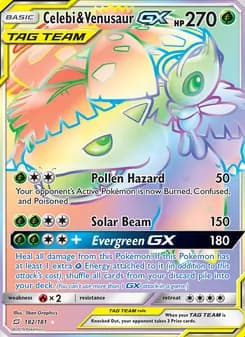 Celebi & Venusaur GX card image