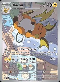 Raichu Pokémon card