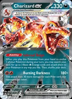 Charizard ex Pokémon card