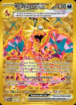 Charizard ex Pokémon card