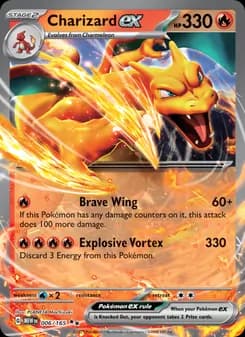 Charizard ex Pokémon card