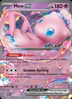 Mew ex Pokémon card