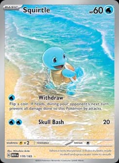 Squirtle Pokémon card