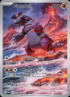 Groudon Pokémon card