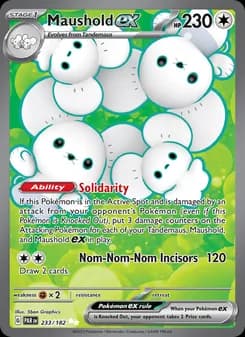 Maushold ex Pokémon card