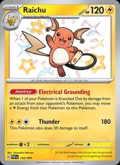 Raichu Pokémon card