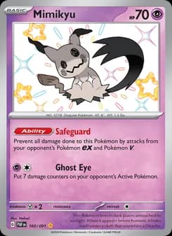 Mimikyu Pokémon card