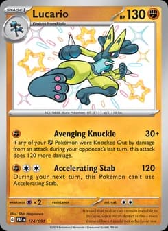 Lucario Pokémon card