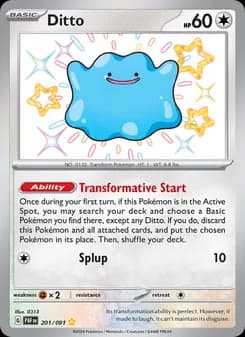 Ditto Pokémon card