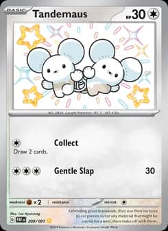 Tandemaus Pokémon card