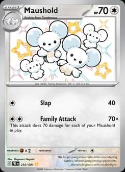 Maushold Pokémon card