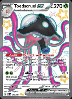 Toedscruel ex Pokémon card