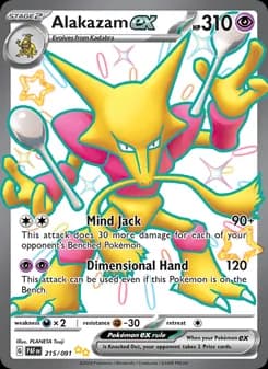 Alakazam ex Pokémon card