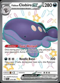 Paldean Clodsire ex Pokémon card