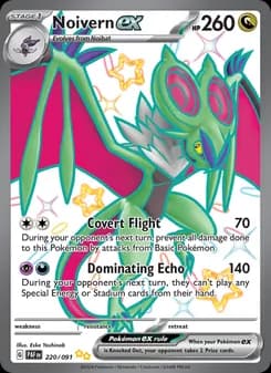 Noivern ex Pokémon card