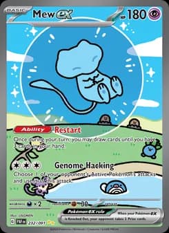 Mew ex Pokémon card