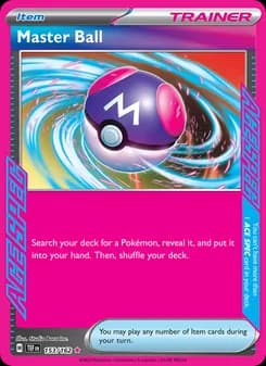 Master Ball Pokémon card