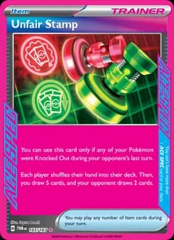 Unfair Stamp Pokémon card
