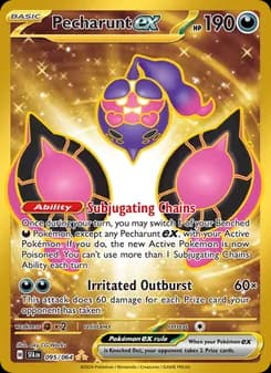 Pecharunt ex Pokémon card