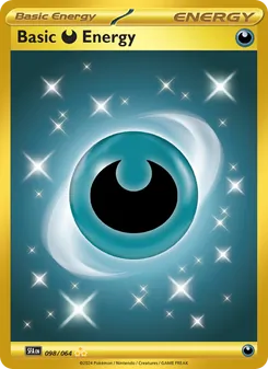 Basic Darkness Energy Pokémon card