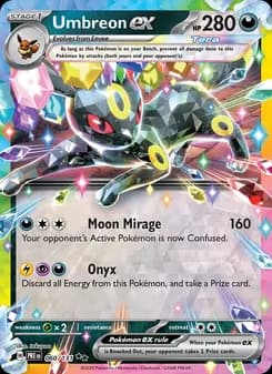 Umbreon ex Pokémon card