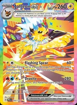 Jolteon ex card image