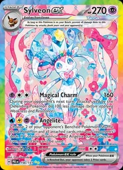 Sylveon ex Pokémon card