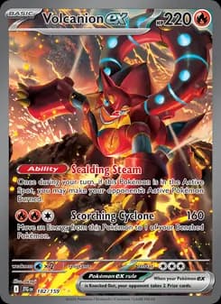 Volcanion ex card image