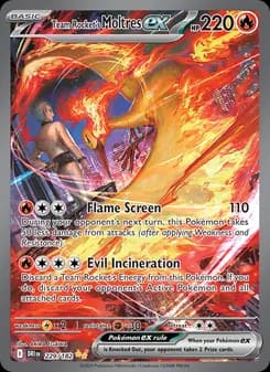 Team Rocket's Moltres ex card image