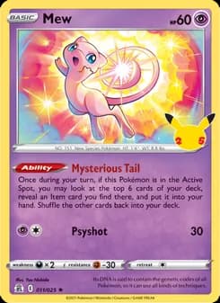 Mew card image