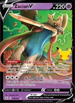 Zacian V card image