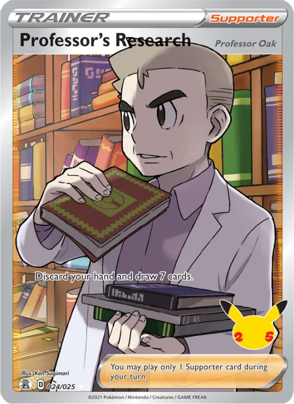 Professor's Research (Professor Oak) card image