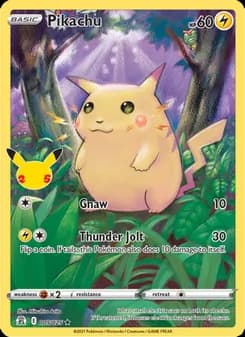 Pikachu card image