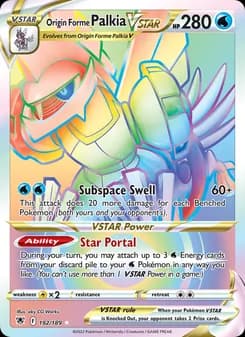 Origin Forme Palkia VSTAR card image