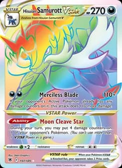 Hisuian Samurott VSTAR card image