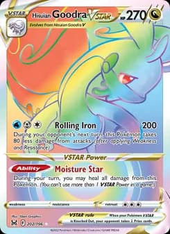 Hisuian Goodra VSTAR card image
