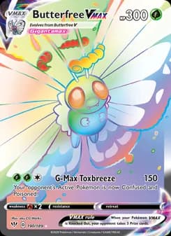 Butterfree VMAX card image