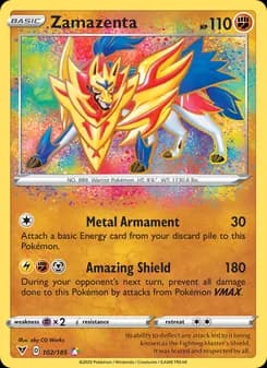 Zamazenta Pokémon card