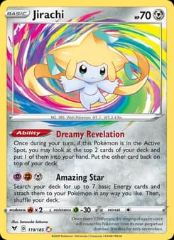 Jirachi Pokémon card
