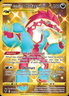 Galarian Obstagoon card image