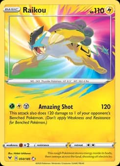 Raikou Pokémon card