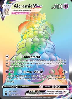 Alcremie VMAX card image