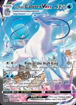 Ice Rider Calyrex VMAX card image