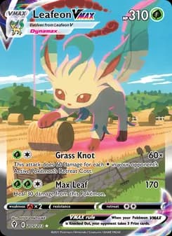 Leafeon VMAX Pokémon card