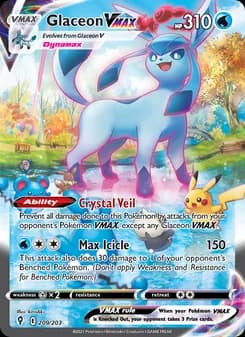 Glaceon VMAX Pokémon card