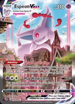 Espeon VMAX Pokémon card