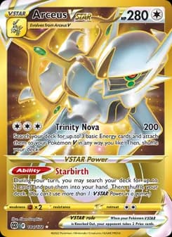 Arceus VSTAR card image
