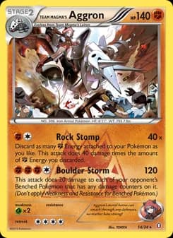 Team Magma's Aggron card image