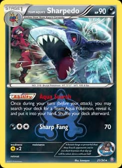 Team Aqua's Sharpedo card image