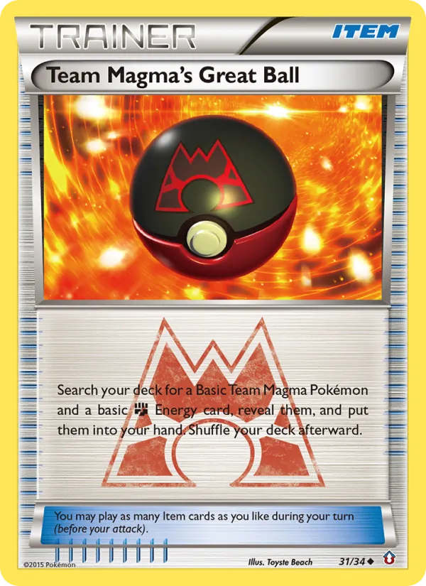 Team Magma's Great Ball card image